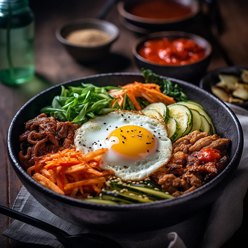 Cover Image for Korean Recipes for a Korean Bibimbap Dinner