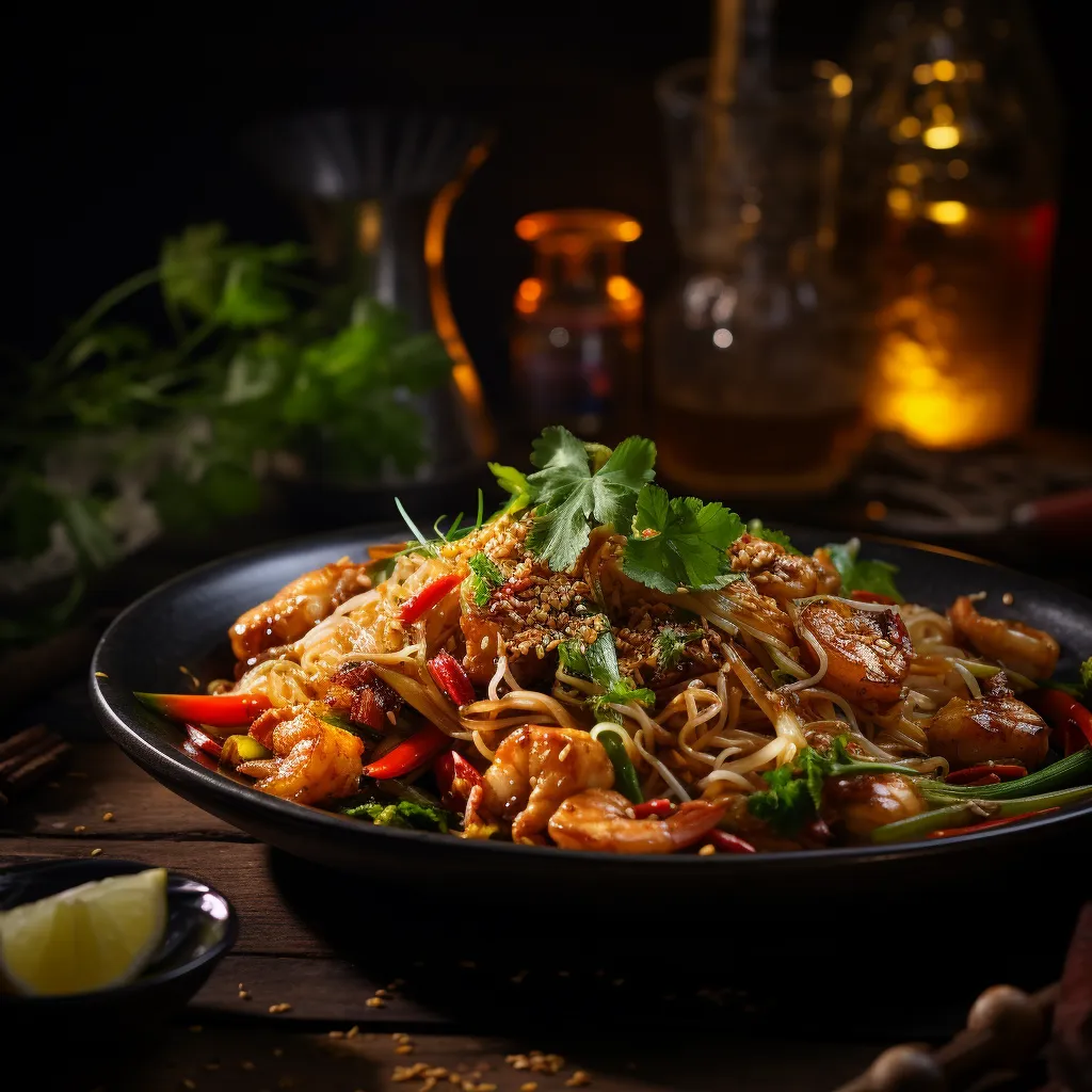 Cover Image for What to do with Leftover Pad Thai Noodles Stir-Fry with Shrimp