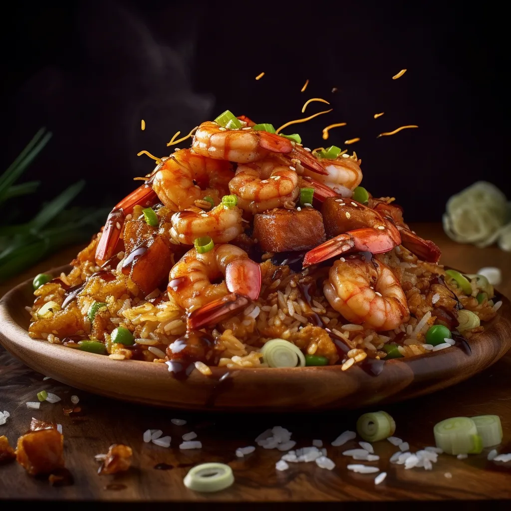 Cover Image for What to do with Leftover Shrimp Fried Rice Bowl with Teriyaki Sauce