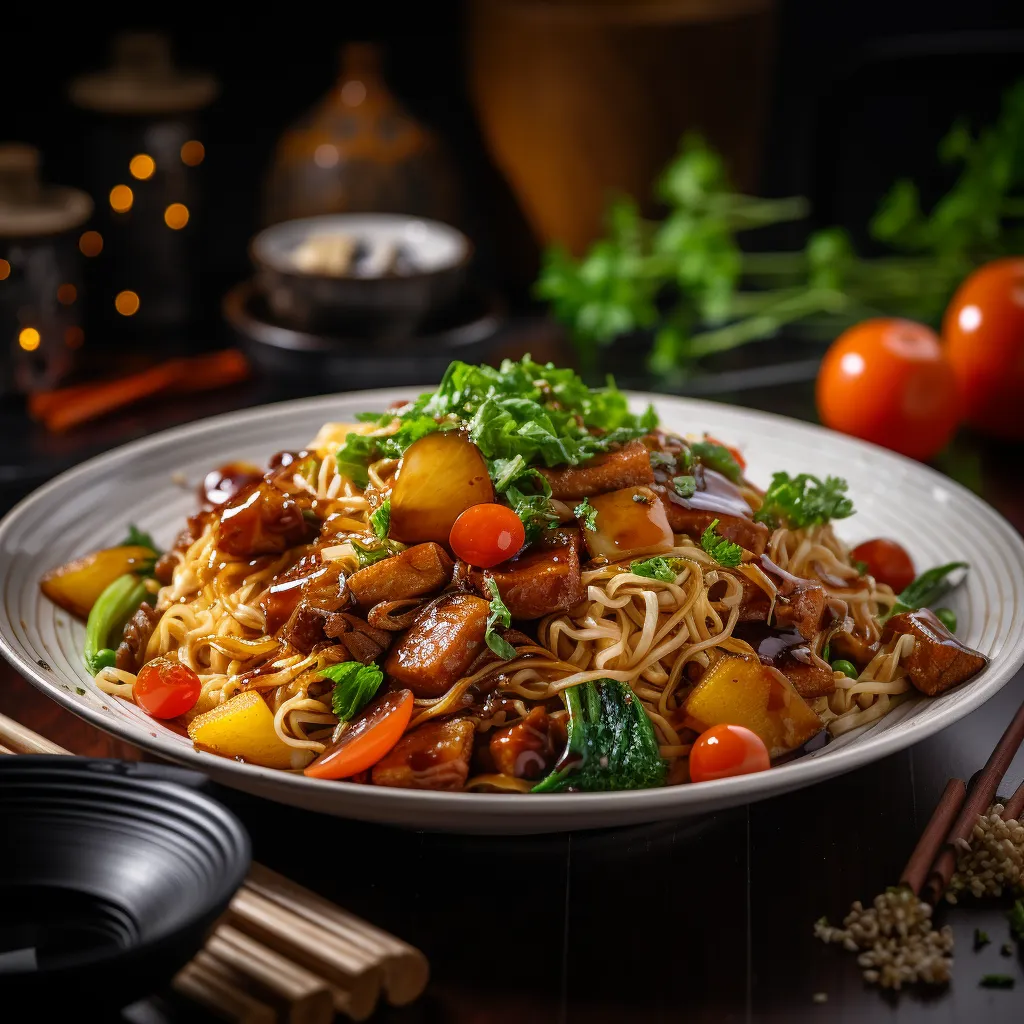 Cover Image for What to do with Leftover Tofu Stir-Fry Noodles Stir-Fry with Sesame Oil