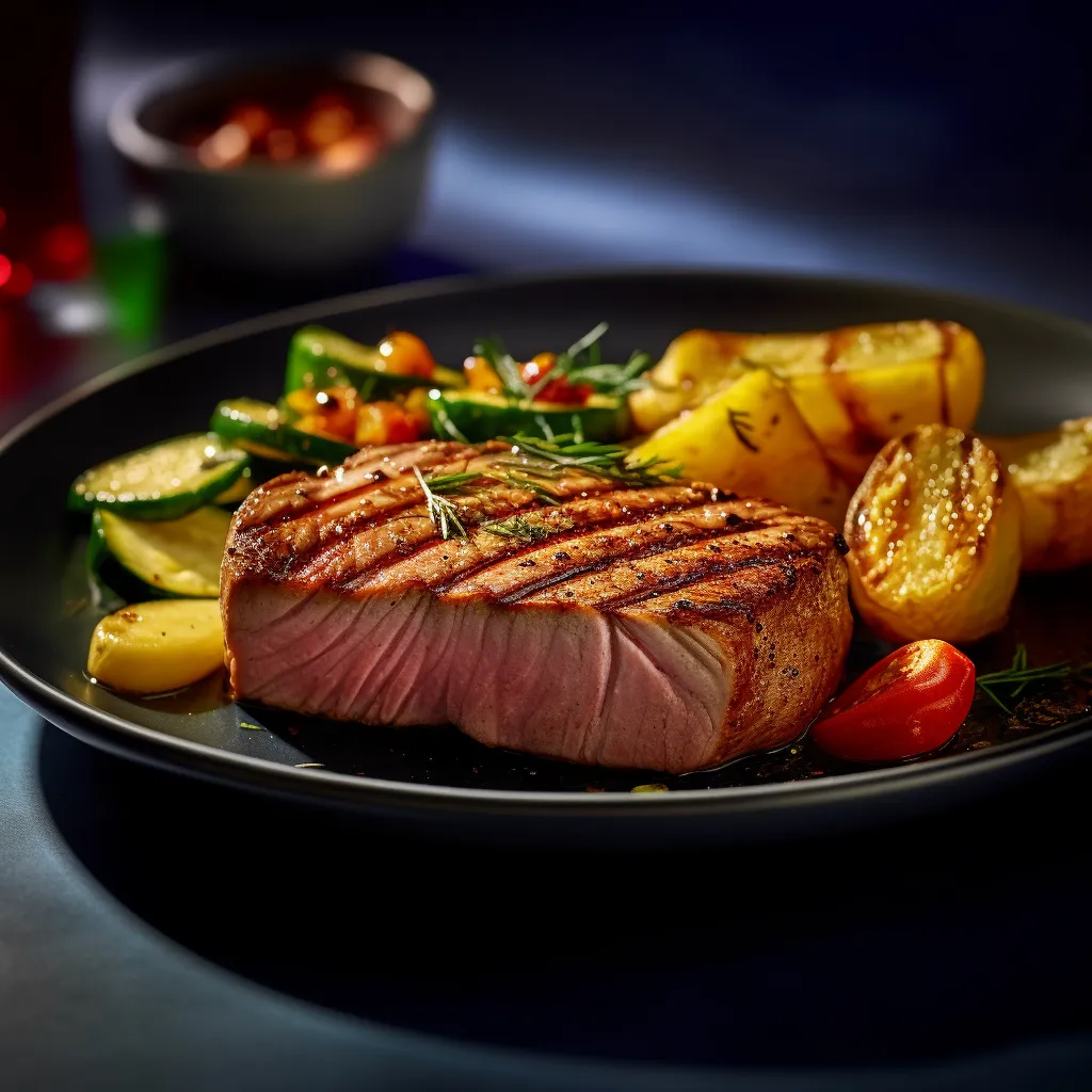 Cover Image for Pairing Red Wine with Grilled Tuna Steak