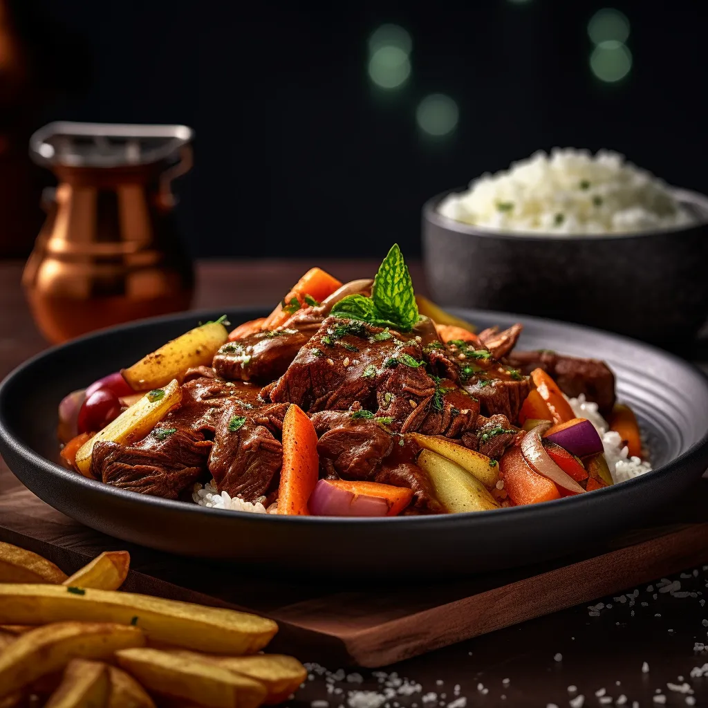 Cover Image for Peruvian Recipes for Lomo Saltado Lovers