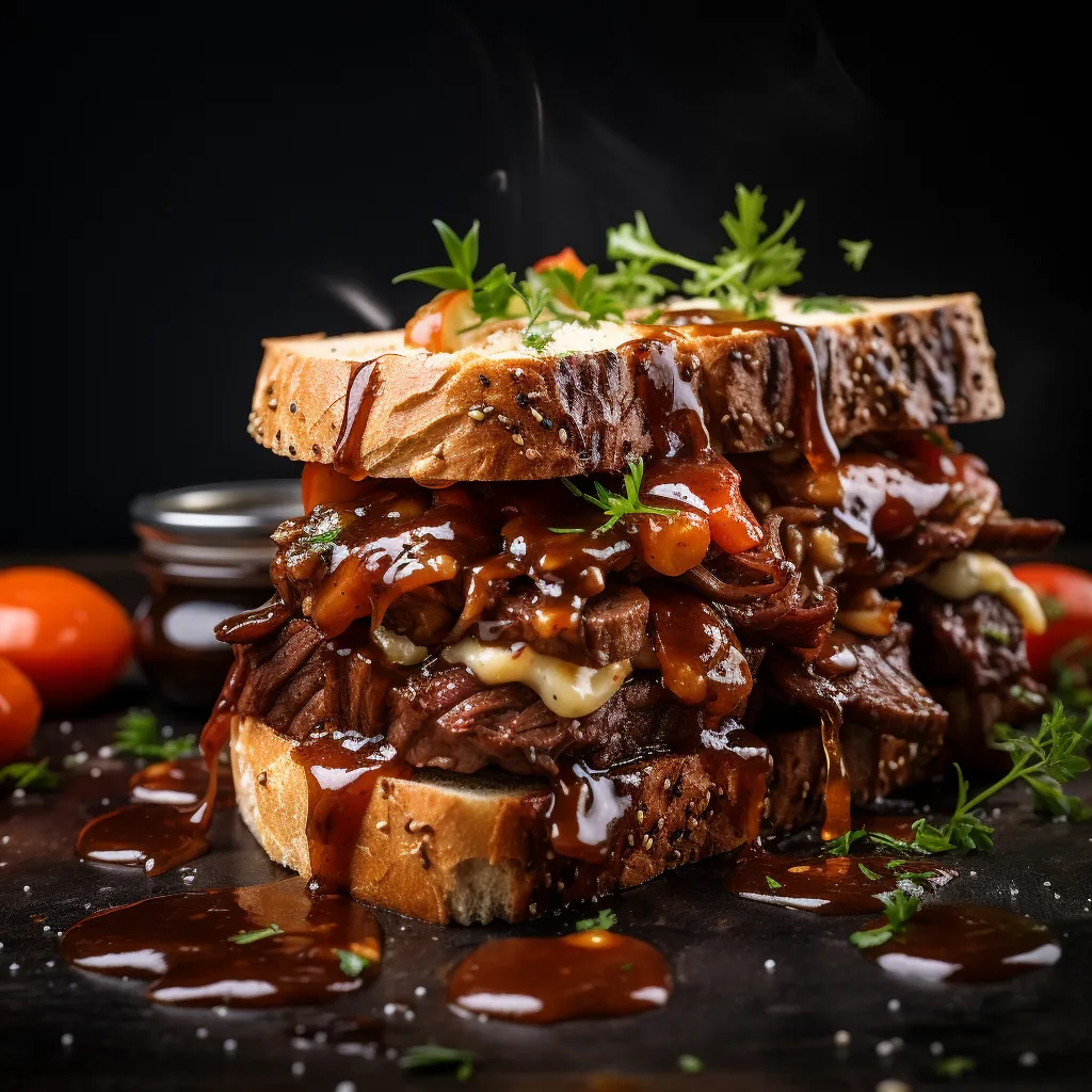 Cover Image for What to do with Leftover Beef Stew Sandwich with Au Jus