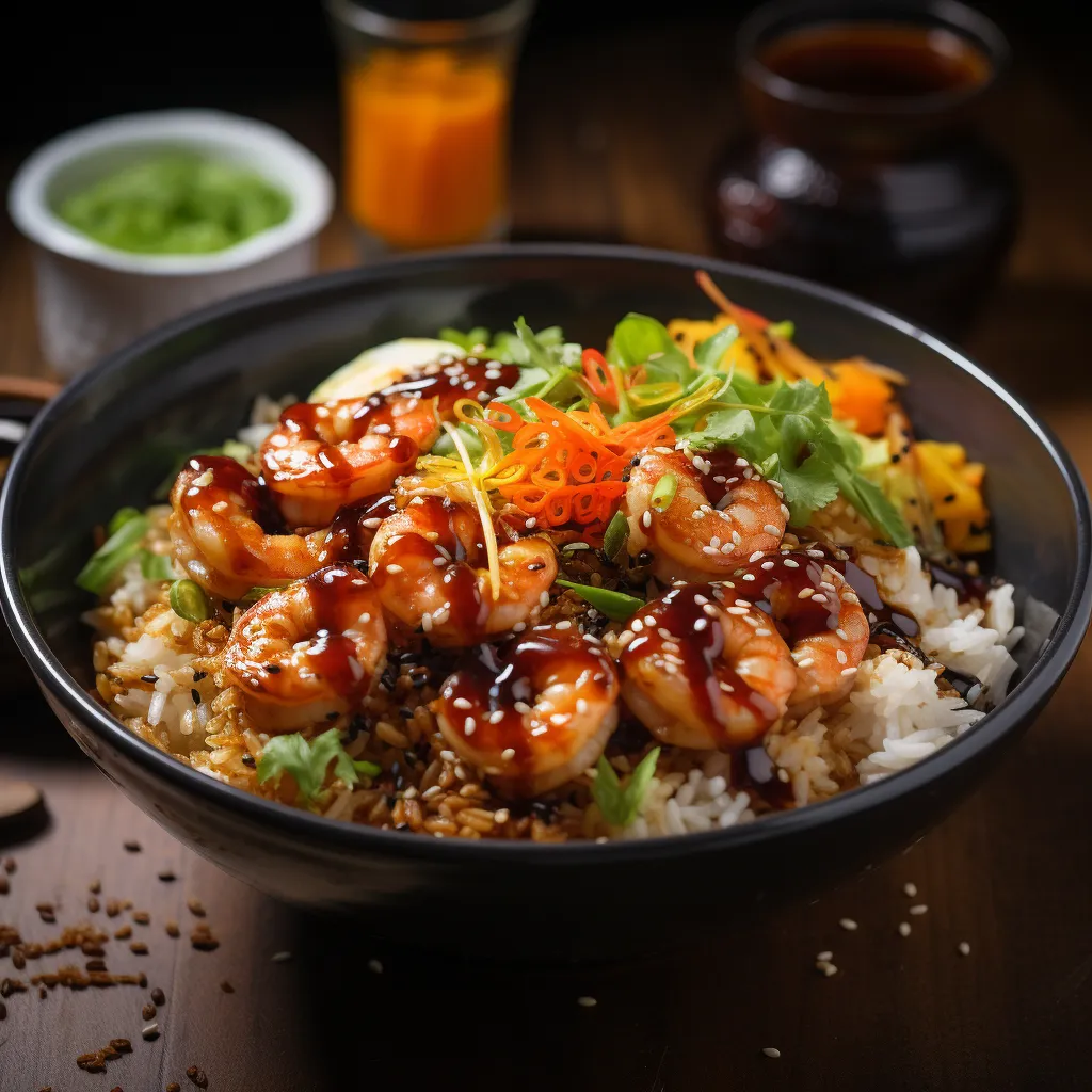 Cover Image for What to do with Leftover Shrimp Fried Rice Bowl with Sesame Soy Sauce