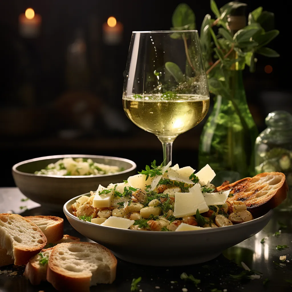 Cover Image for What White Wine to Pair with Creamy Pesto Chicken Pasta